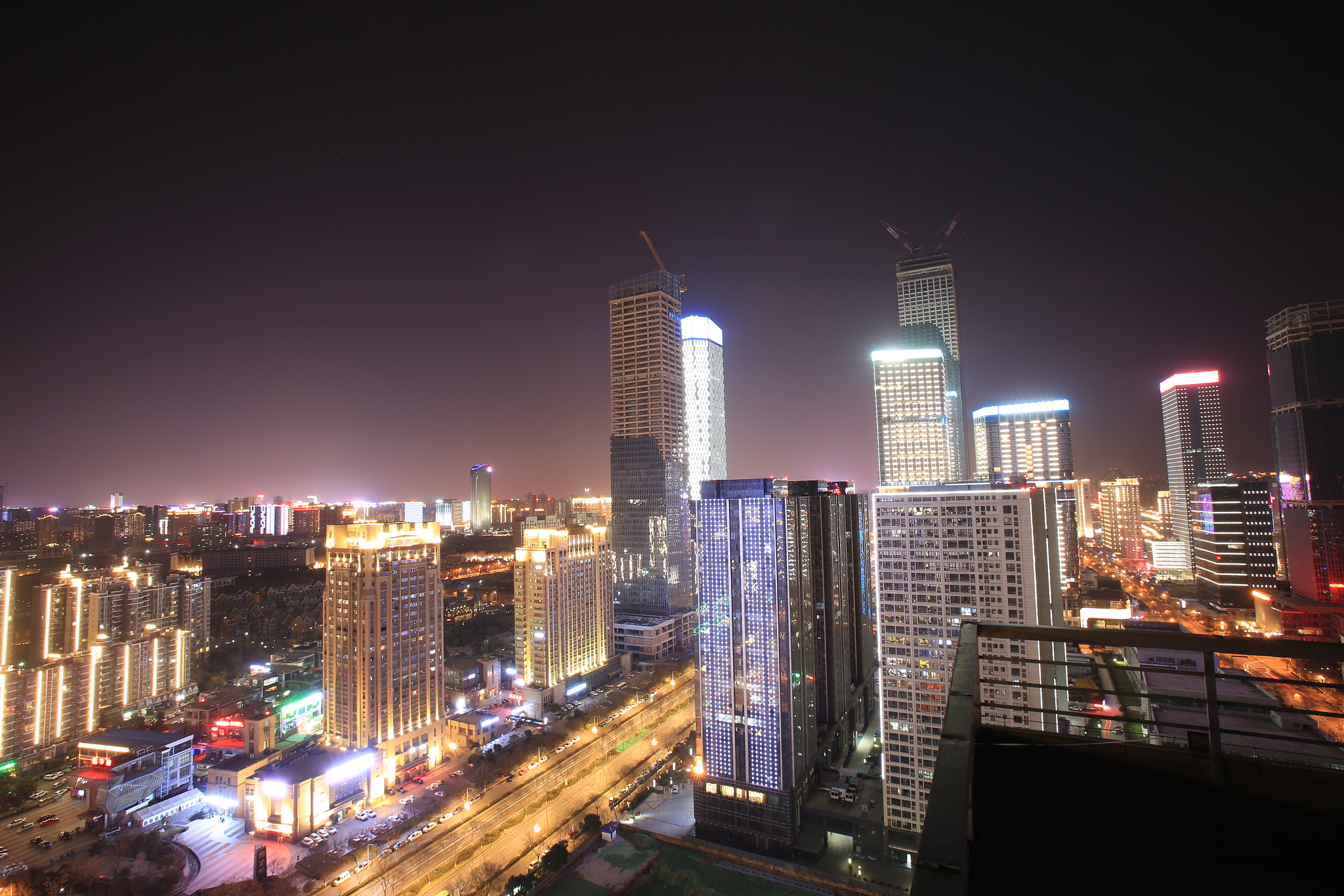 Canon EOS 6D + Canon EF 16-35mm F2.8L USM sample photo. China xi'an night view photography