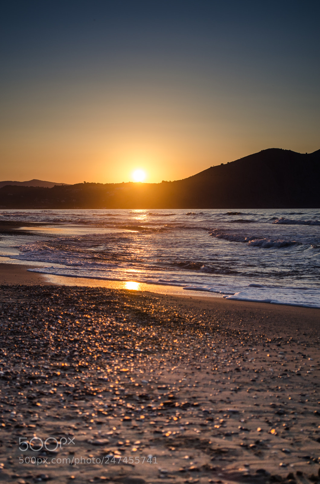 Nikon D5100 sample photo. Rethimnon and sunset photography