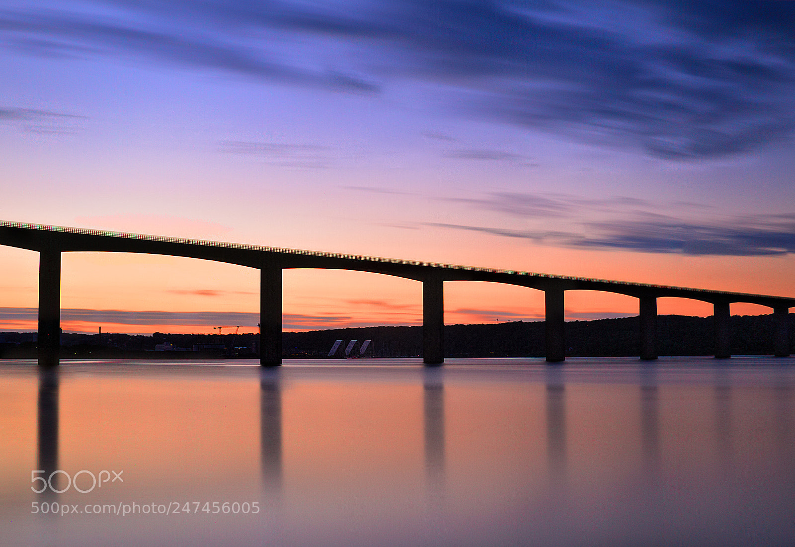 Canon EOS 7D sample photo. Vejle fjord-broen - denmark photography