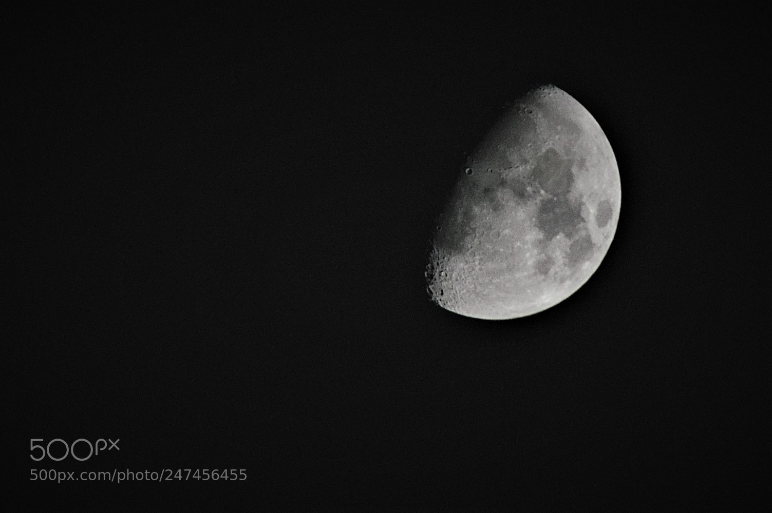 Nikon D3200 sample photo. Moon photography