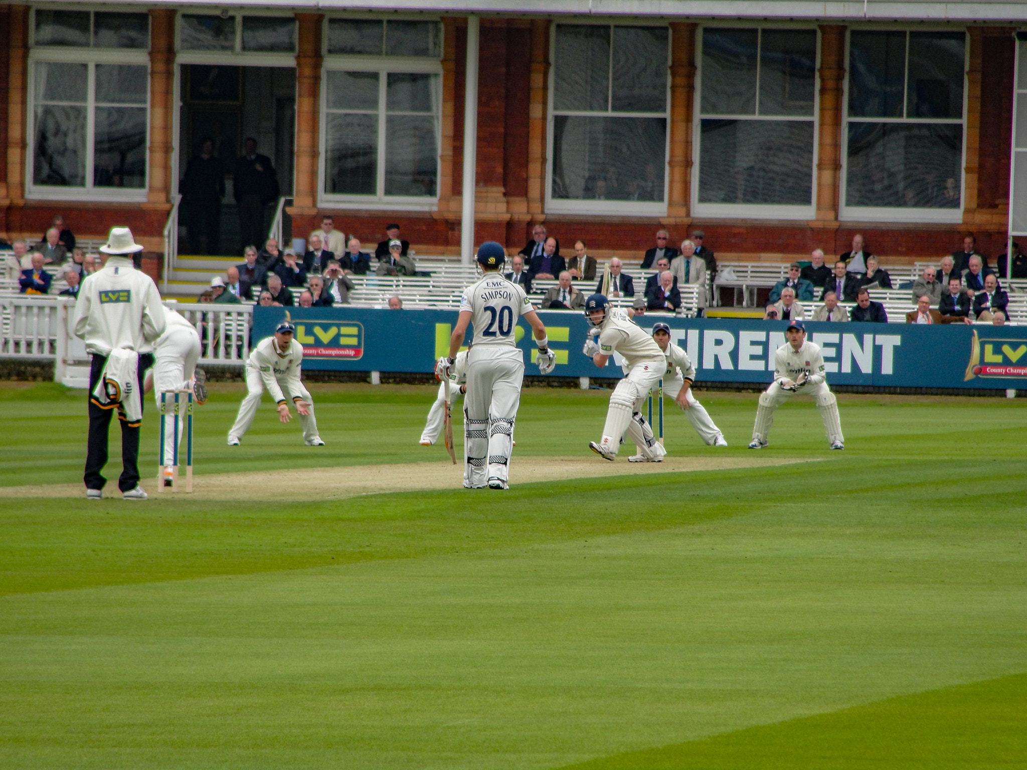 Sony Cyber-shot DSC-H20 sample photo. Cricket at lords, london photography