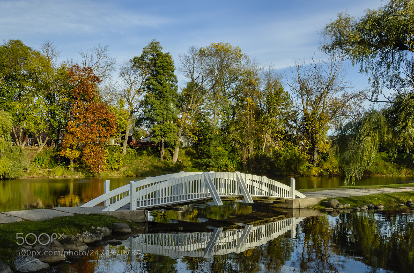 Nikon D7200 sample photo. River park foot bridge photography