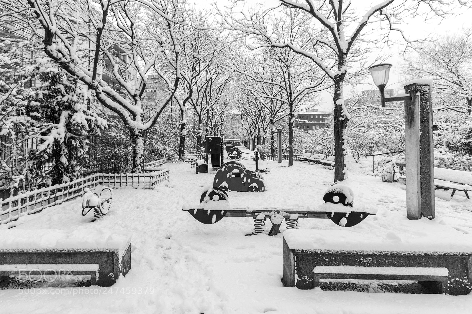 Canon EOS 80D sample photo. Snowed square h lo photography