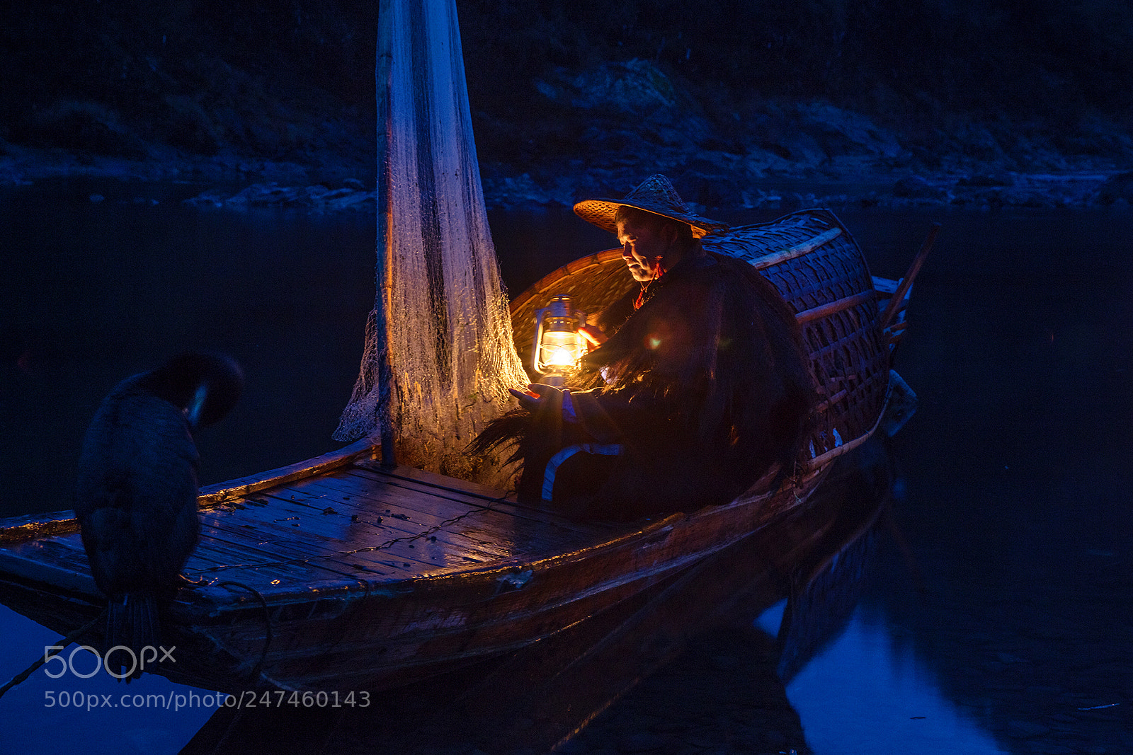 Canon EOS 5DS R sample photo. Fisherman 渔火 photography