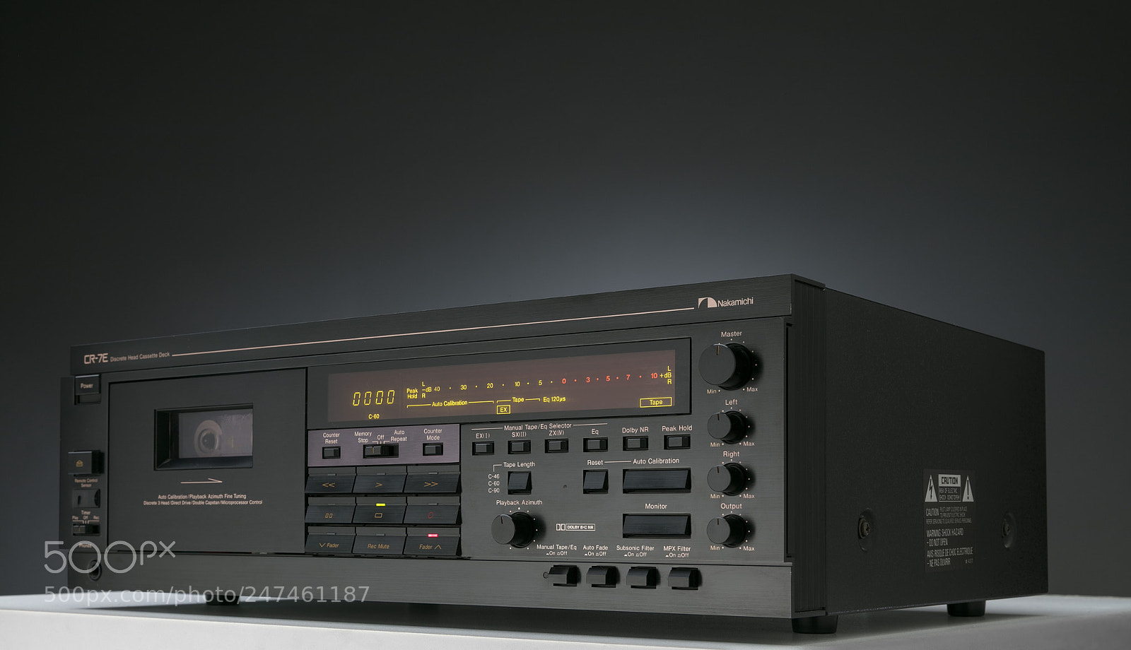 Canon EOS 5DS sample photo. Nakamichi cr7e tape deck photography