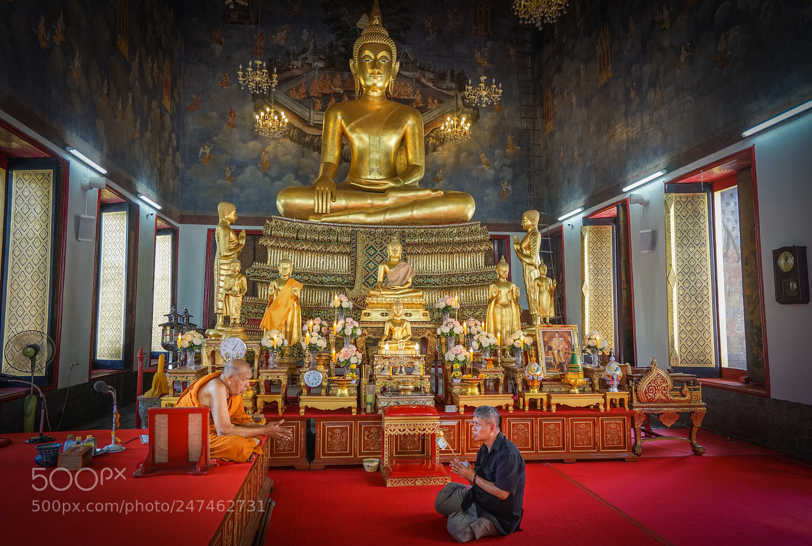 Sony a7 sample photo. Blessed by a monk photography