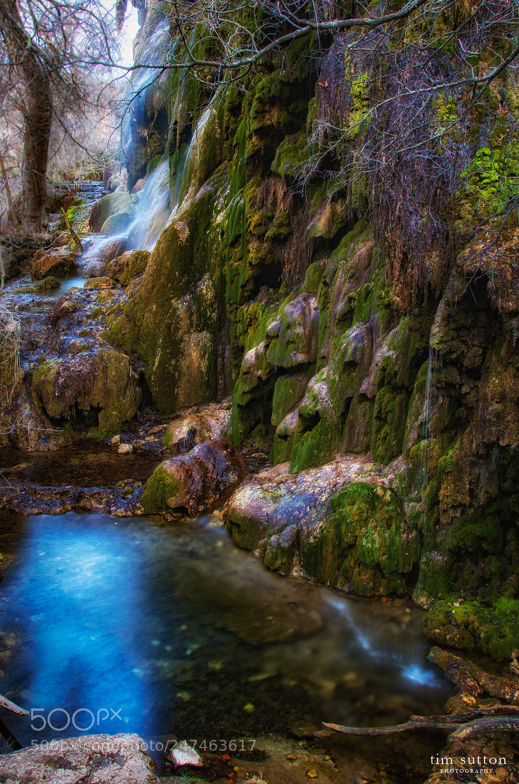 Sony ILCA-77M2 sample photo. Gorman falls basin photography