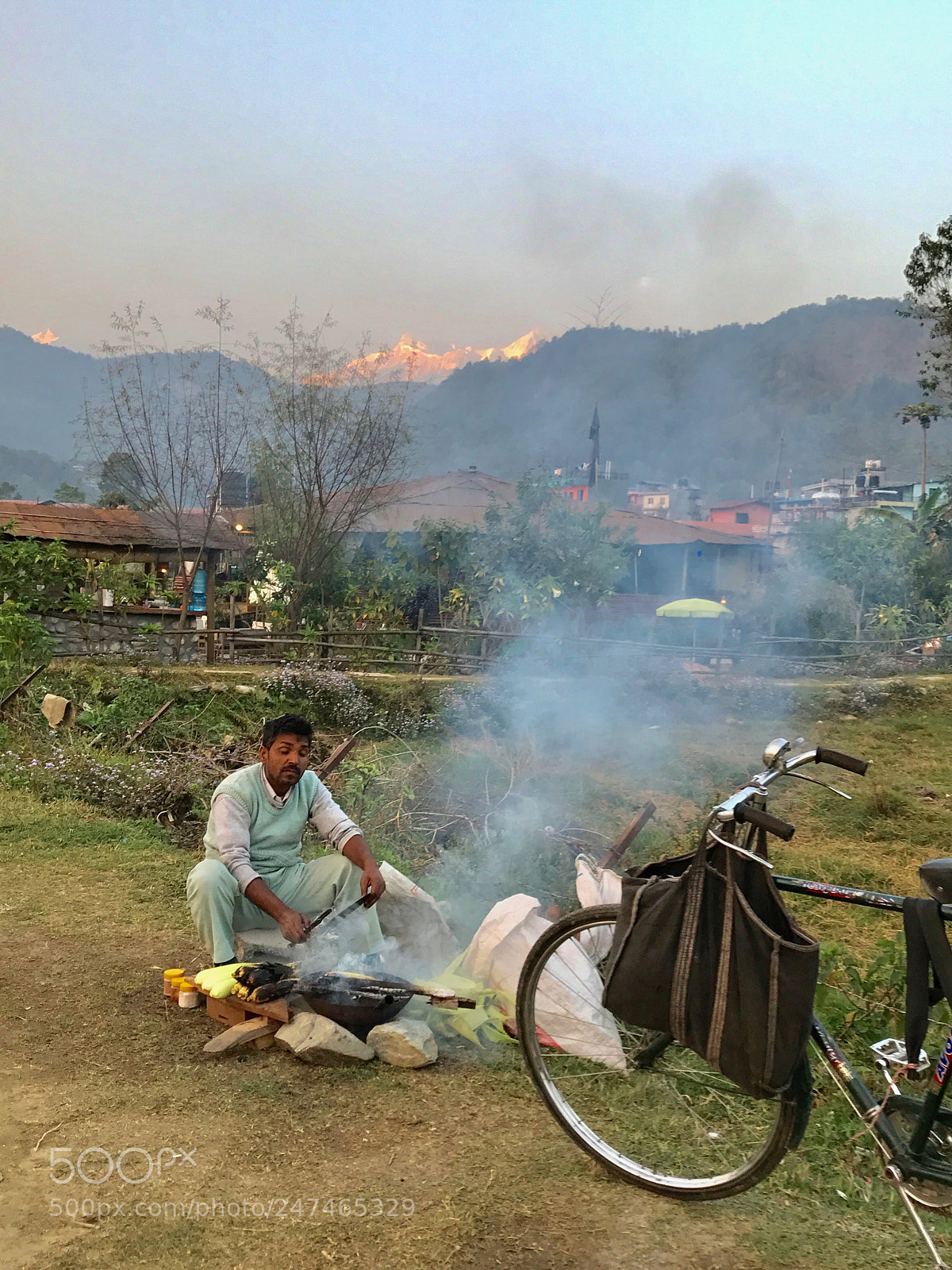 Apple iPhone 7 Plus sample photo. Abc trekking in nepal photography