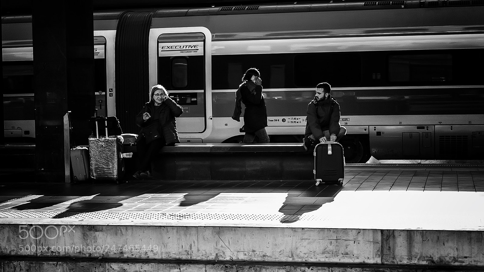 Olympus OM-D E-M10 II sample photo. Railway station #608 photography