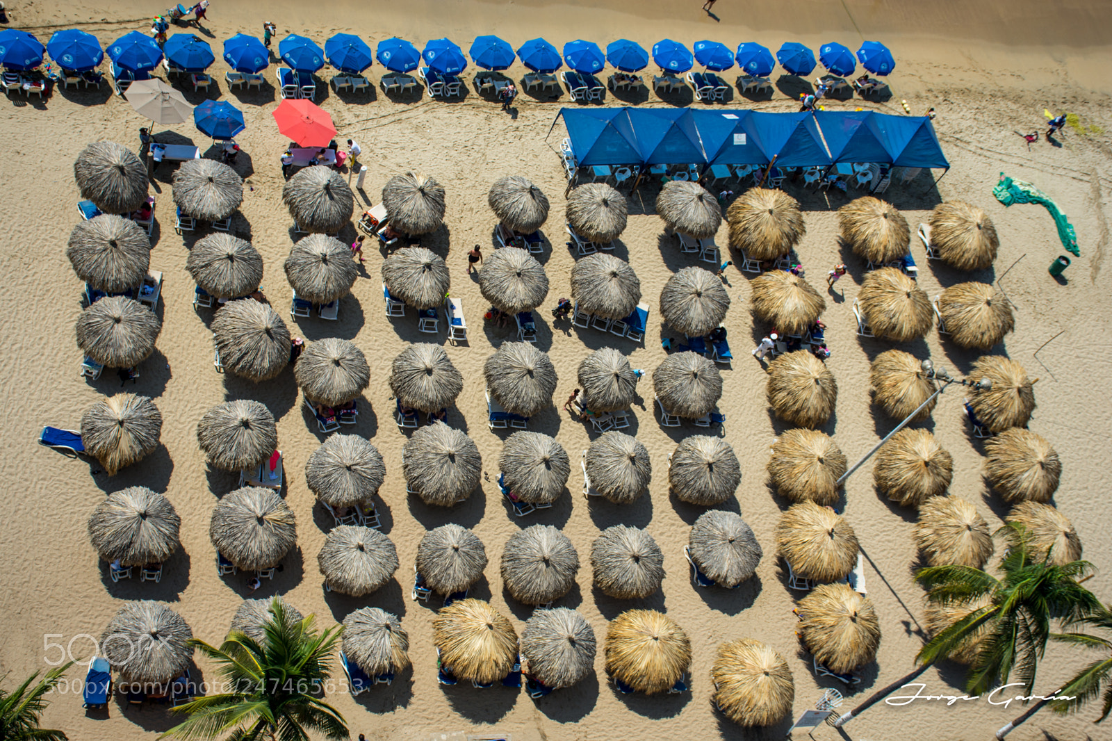 Nikon D7200 sample photo. Umbrellas at the beach photography