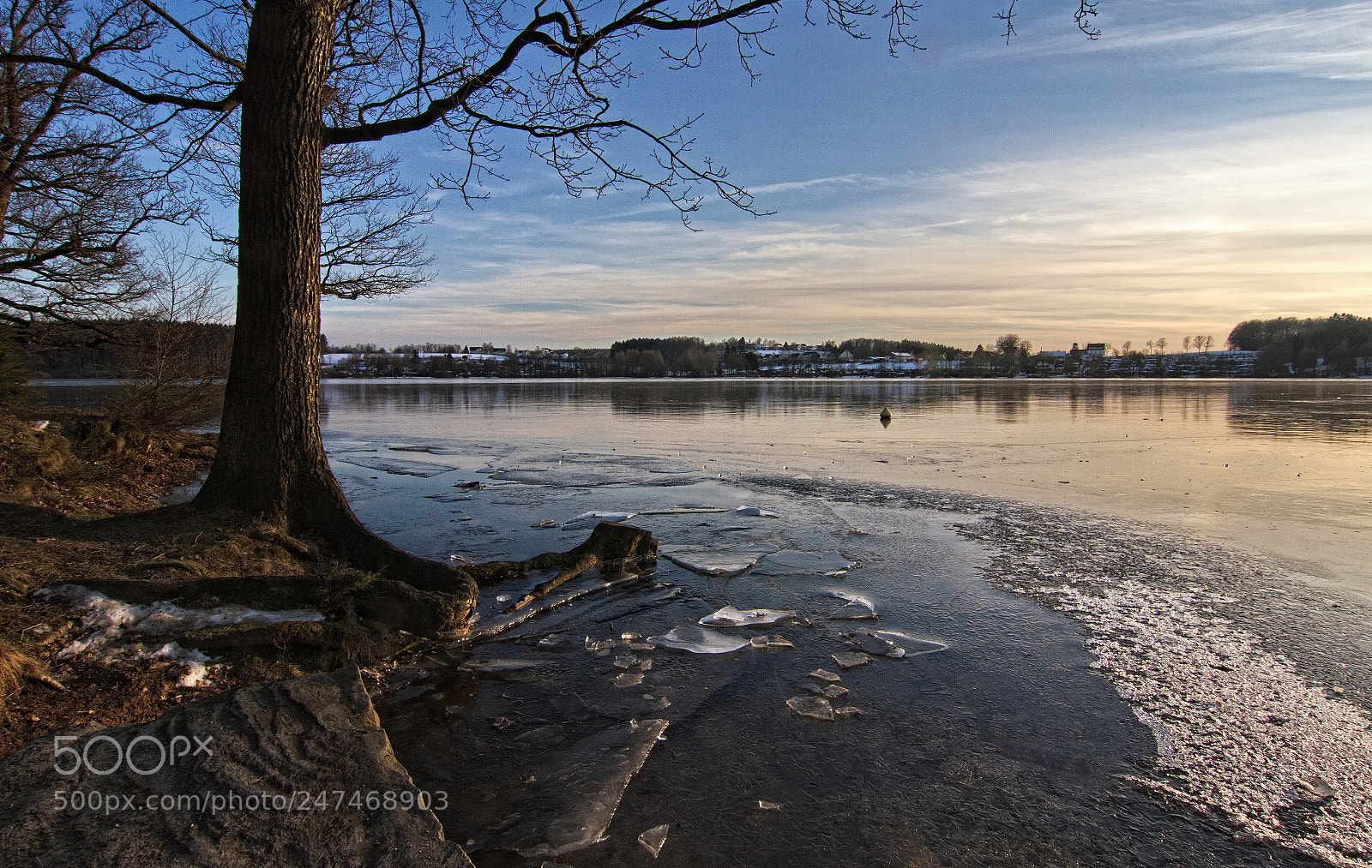 Canon EOS 7D sample photo. Frozen lake photography