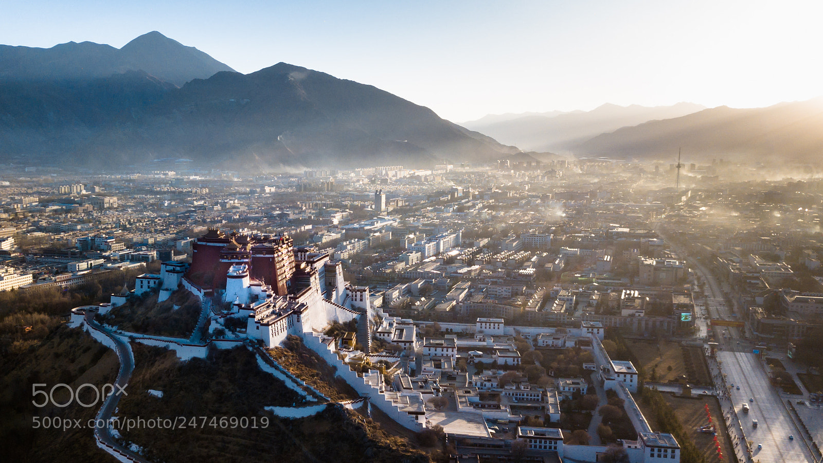 DJI FC220 sample photo. Potala palace，lhasa photography