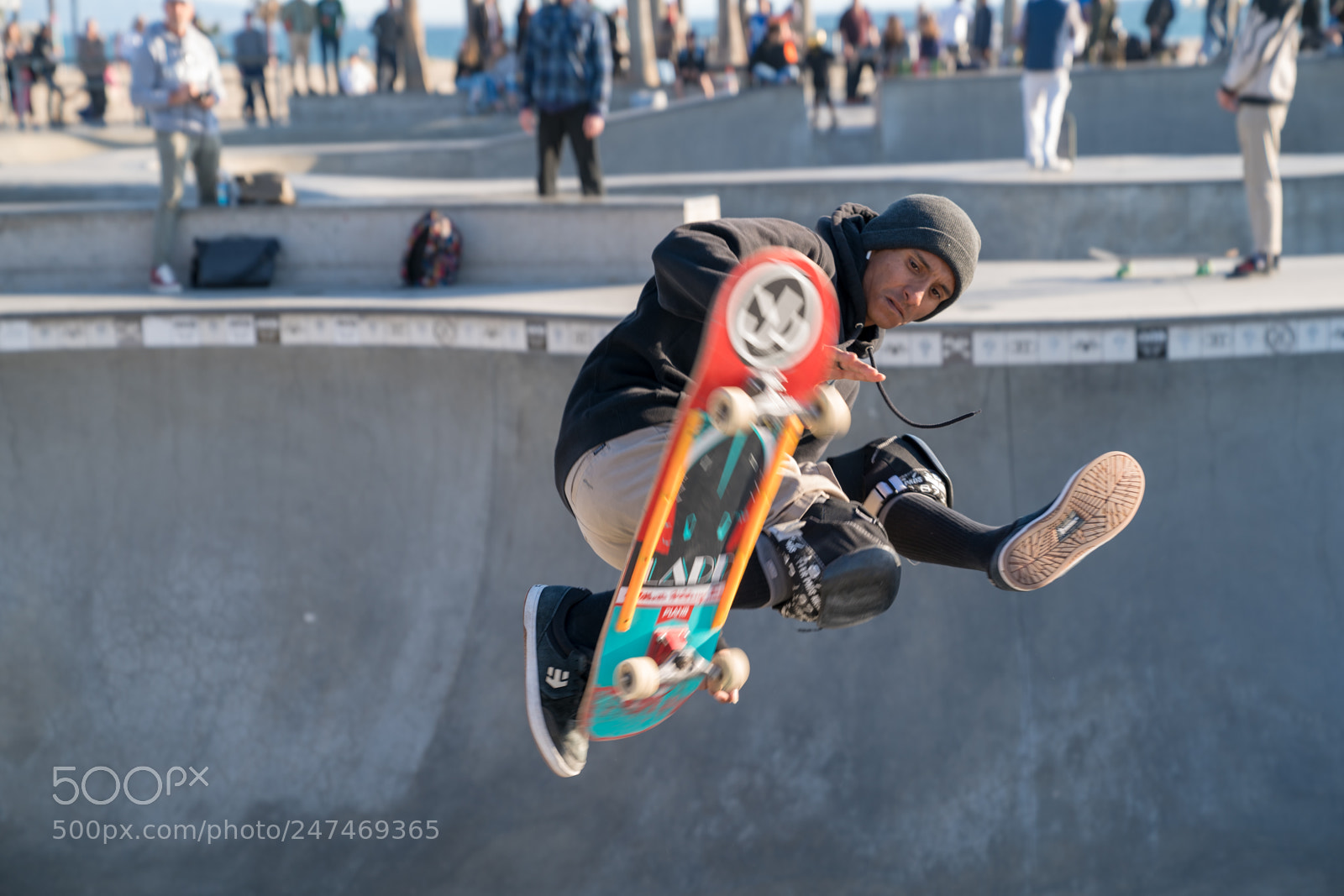 Sony a9 sample photo. Spinning board flip photography