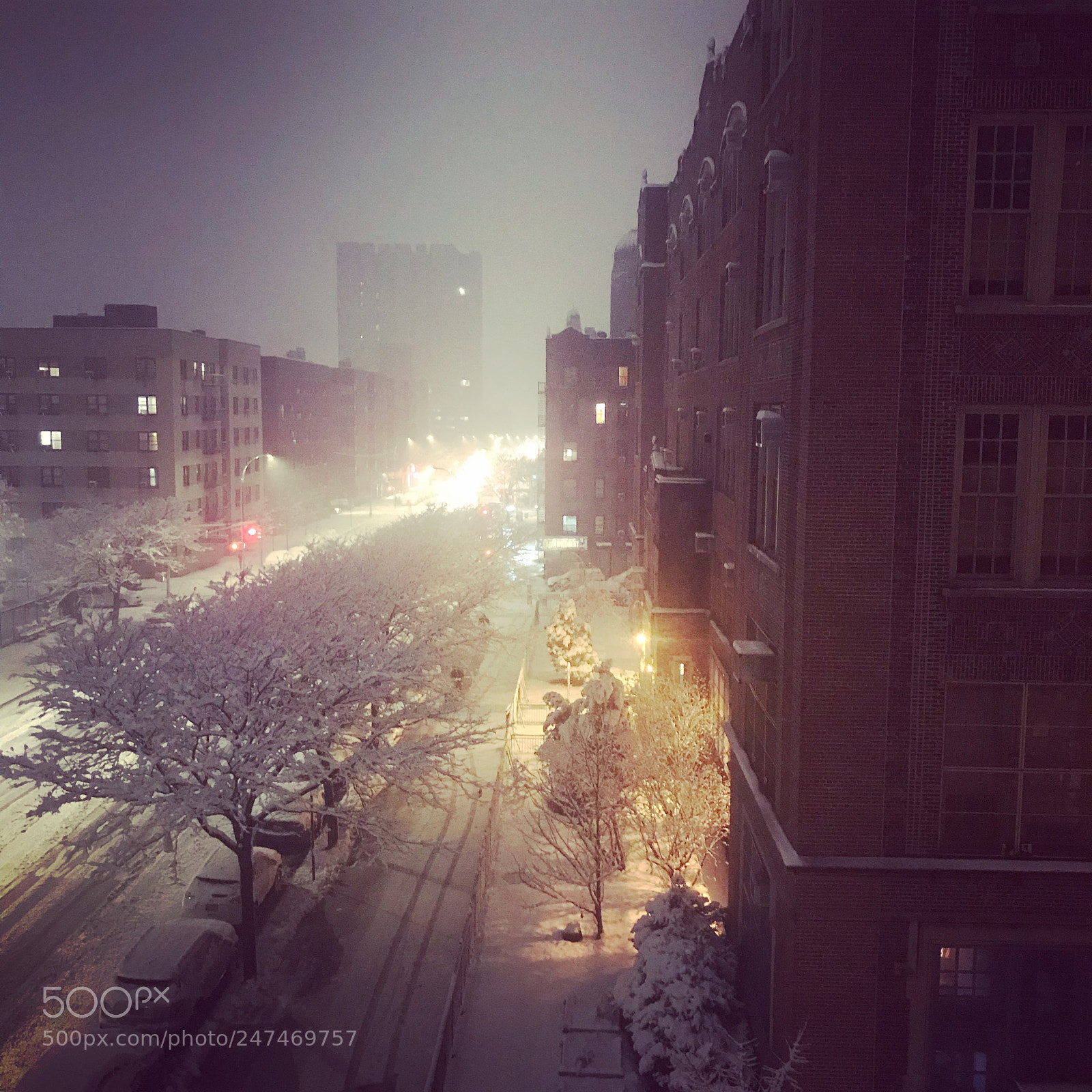 Apple iPhone 7 Plus sample photo. Snow storm in the photography
