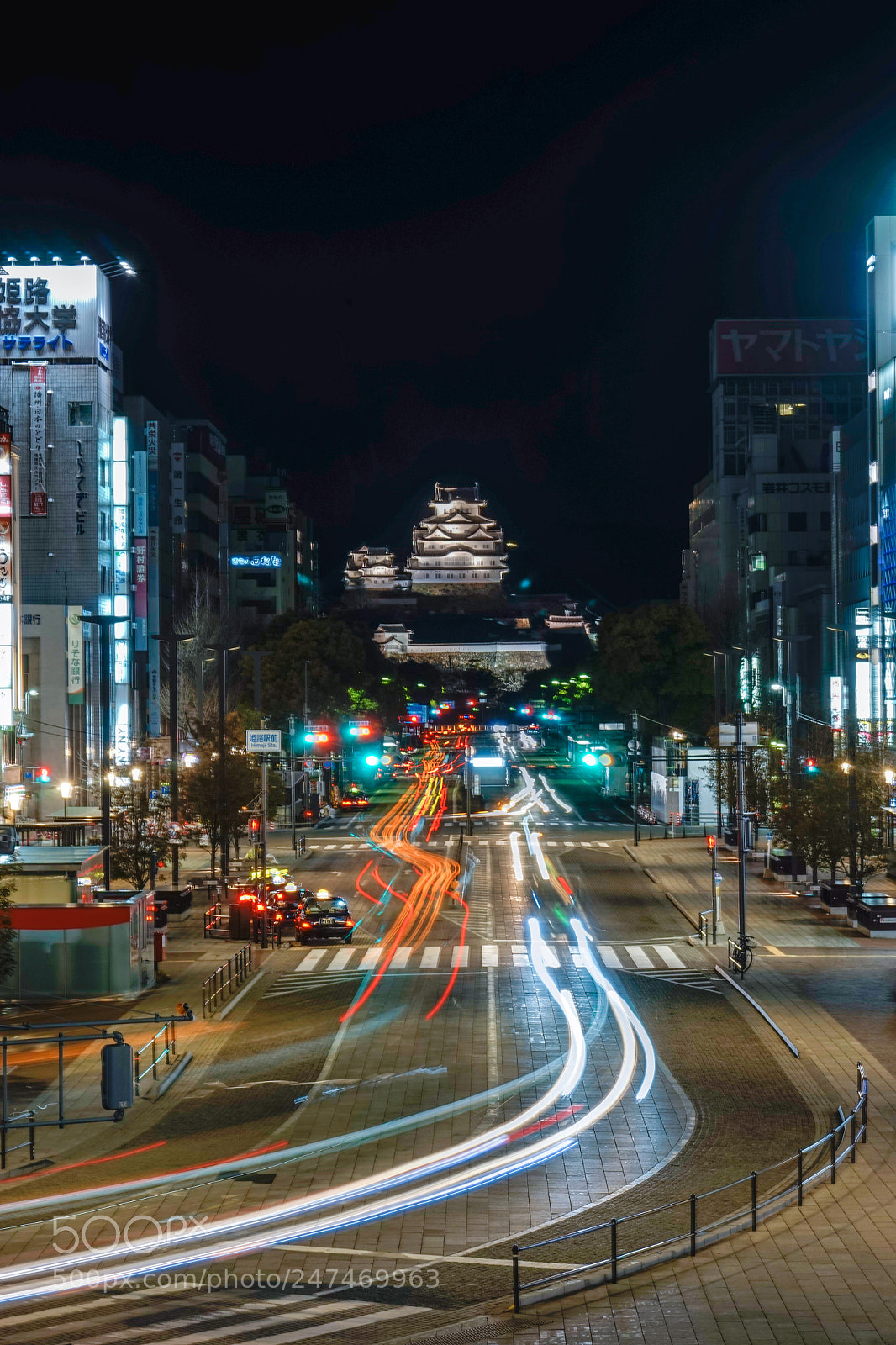 Sony a7 sample photo. Himeji castle photography