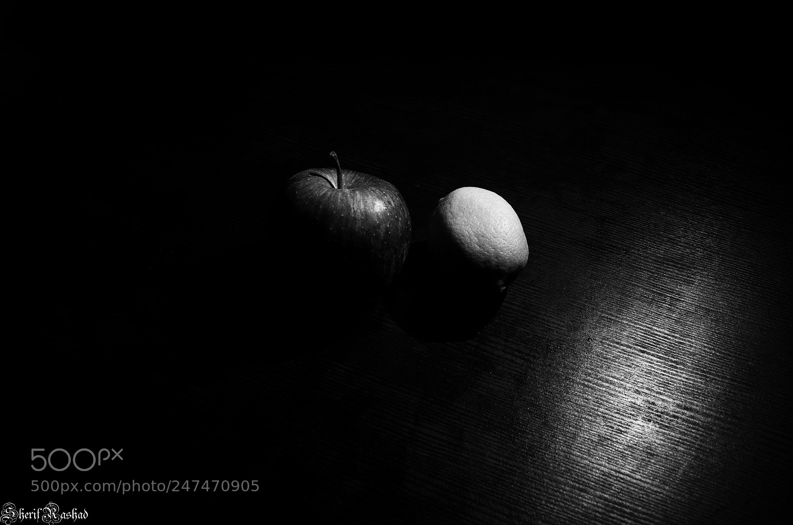 Pentax K-50 sample photo. Apple and lemon photography