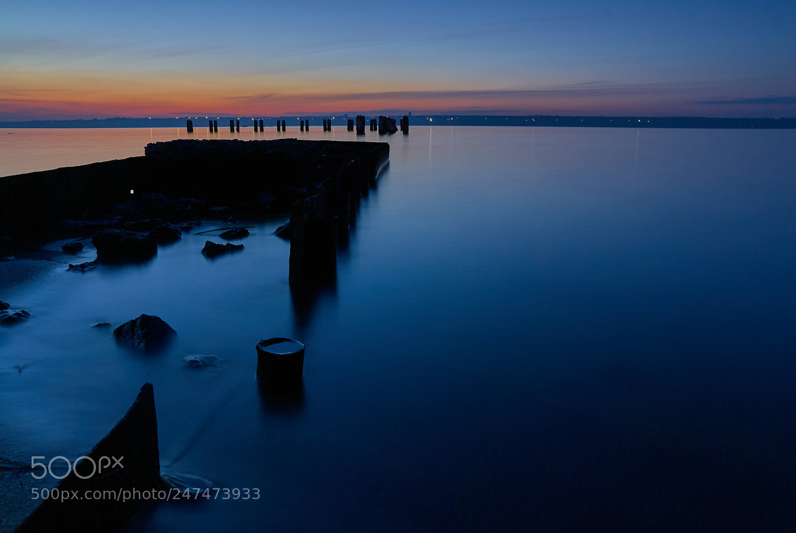 Pentax K10D sample photo. After sunset photography