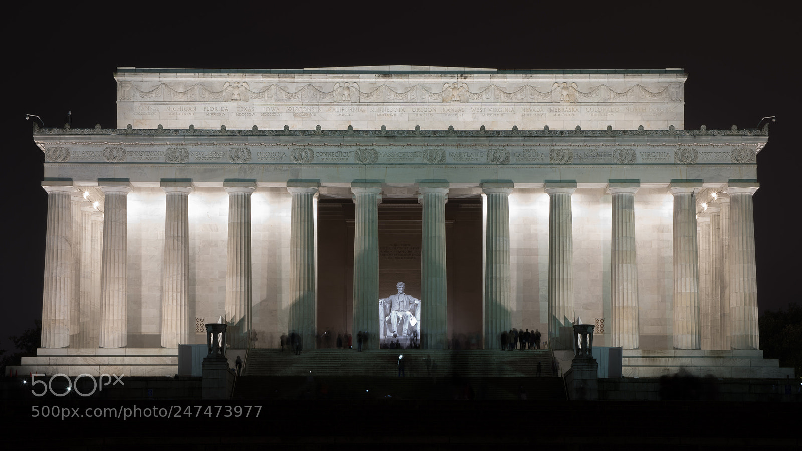 Nikon D500 sample photo. Lincoln memorial photography