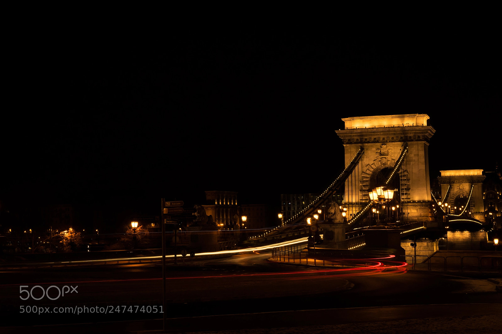Sony a7 sample photo. Chain bridge photography