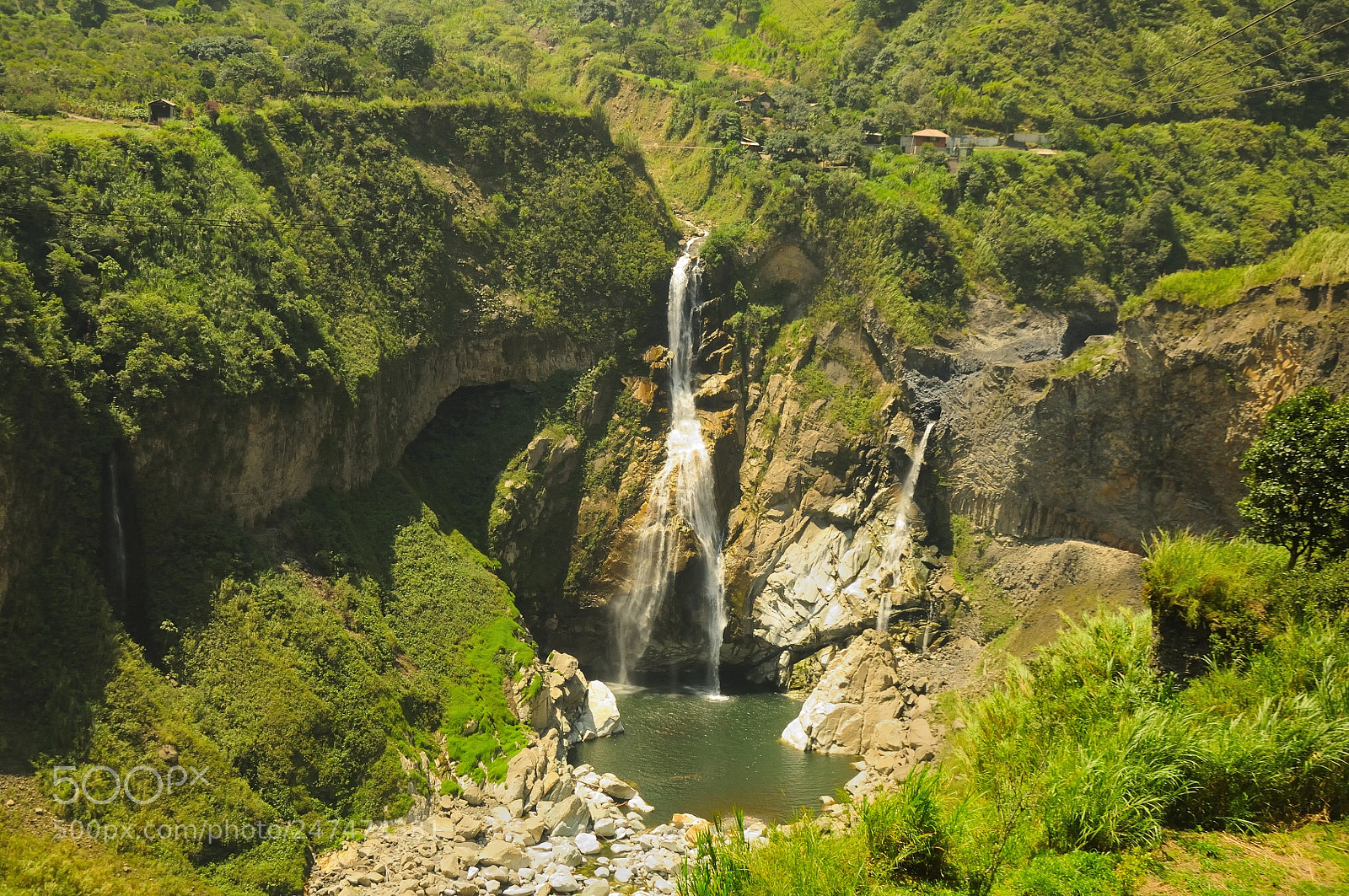 Nikon D90 sample photo. Cascada de agoyan photography