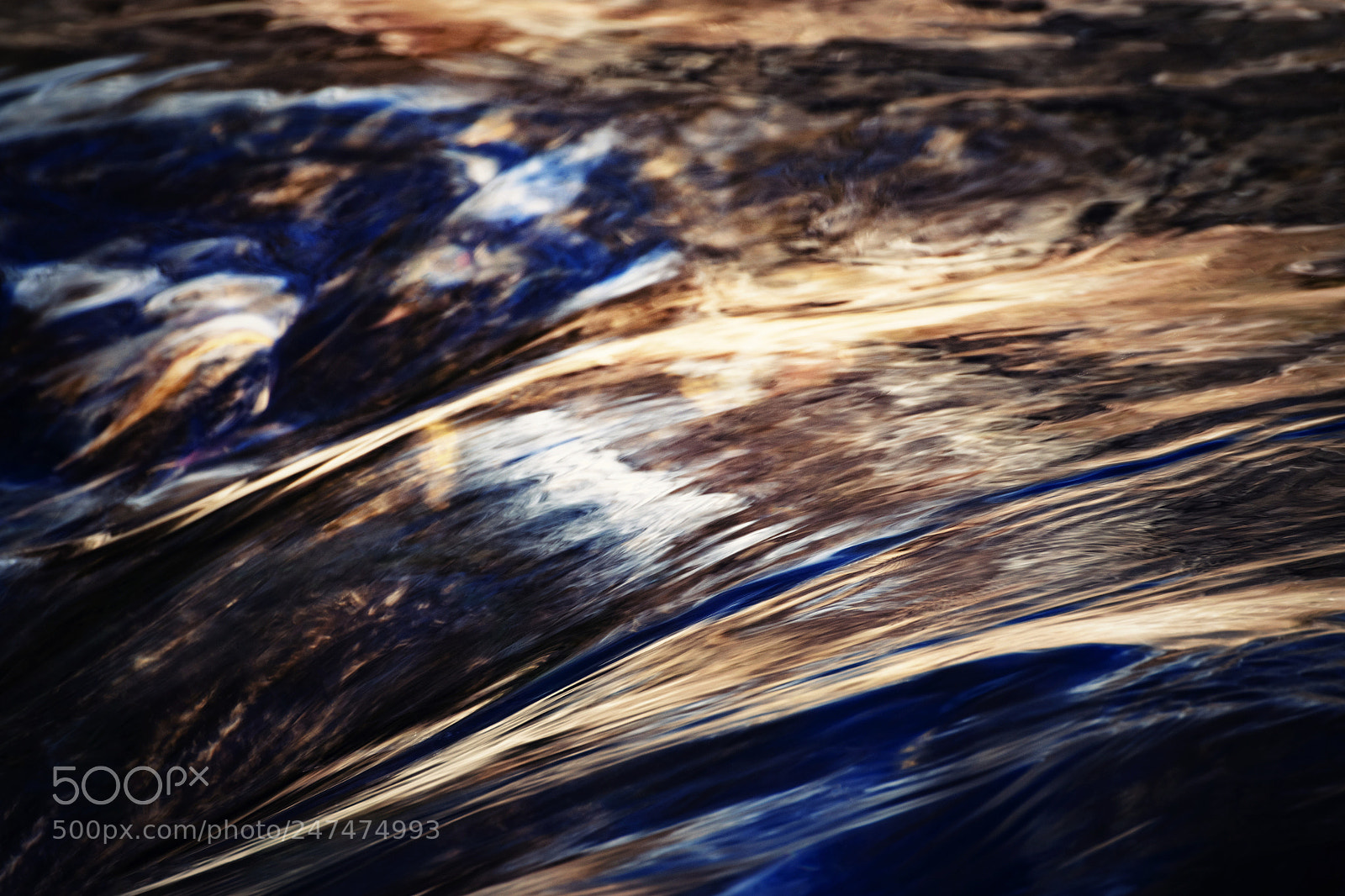 Nikon D5500 sample photo. Detail blurred autumn river photography