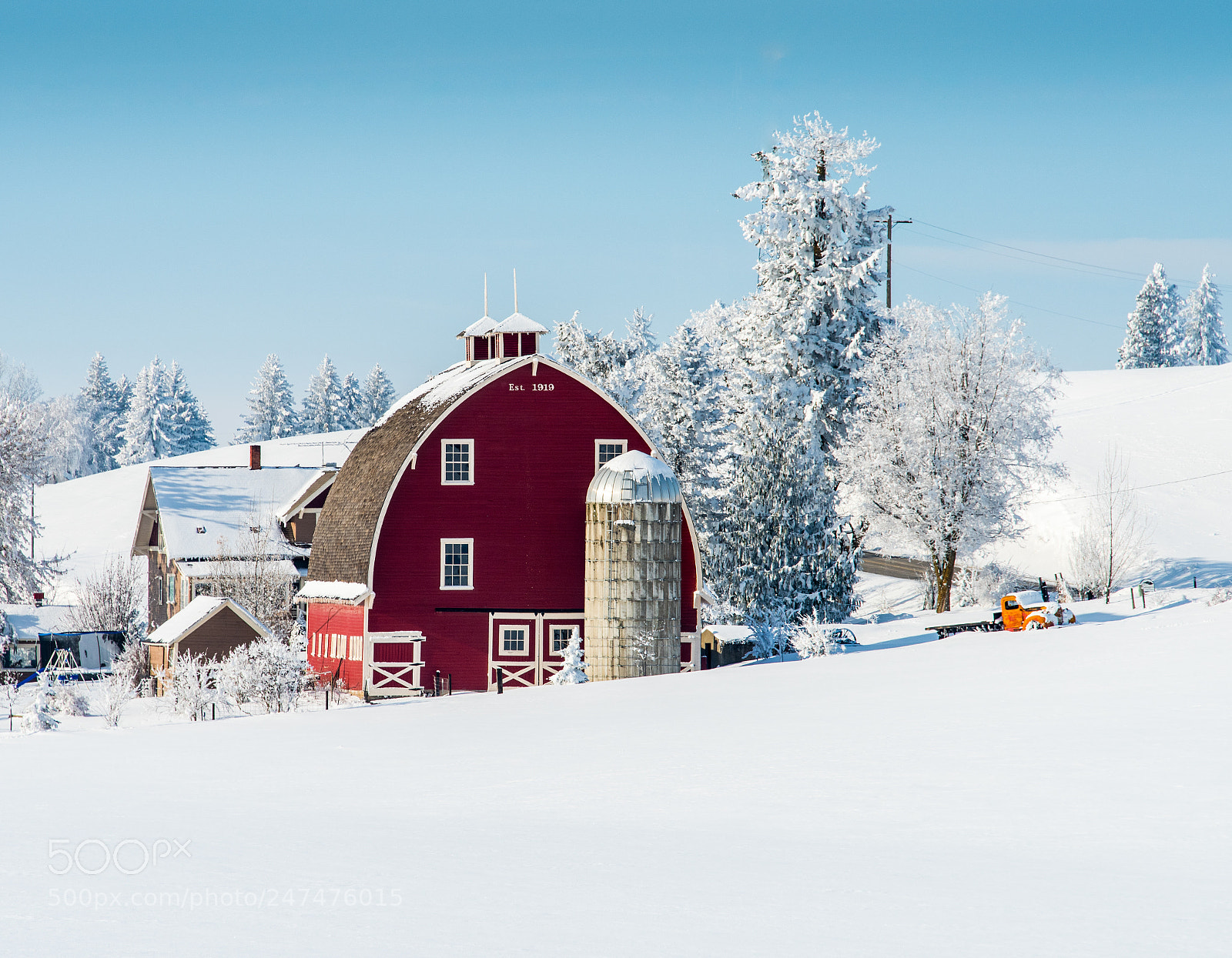 Nikon D810 sample photo. Frosty palouse morning.jpg photography