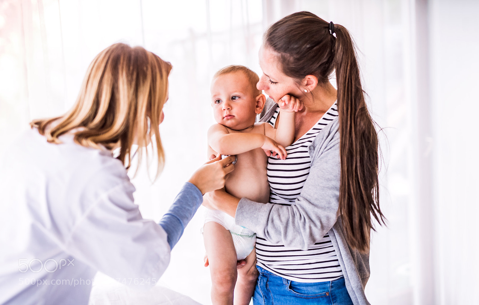 Nikon D5 sample photo. Young doctor, mother and photography