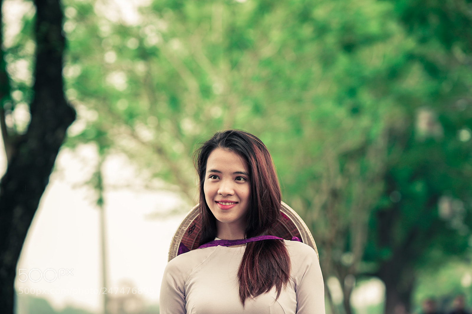 Sony a7 II sample photo. Vietnamese in ao dai photography