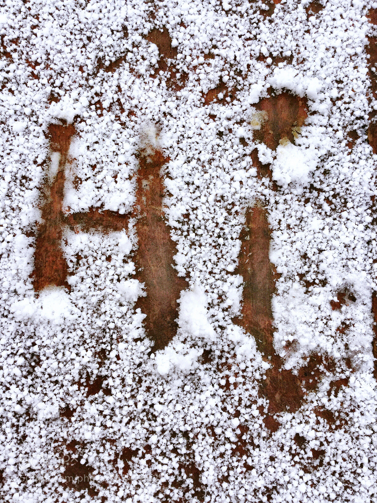 Apple iPad Air 2 sample photo. Hi wrote in snow photography