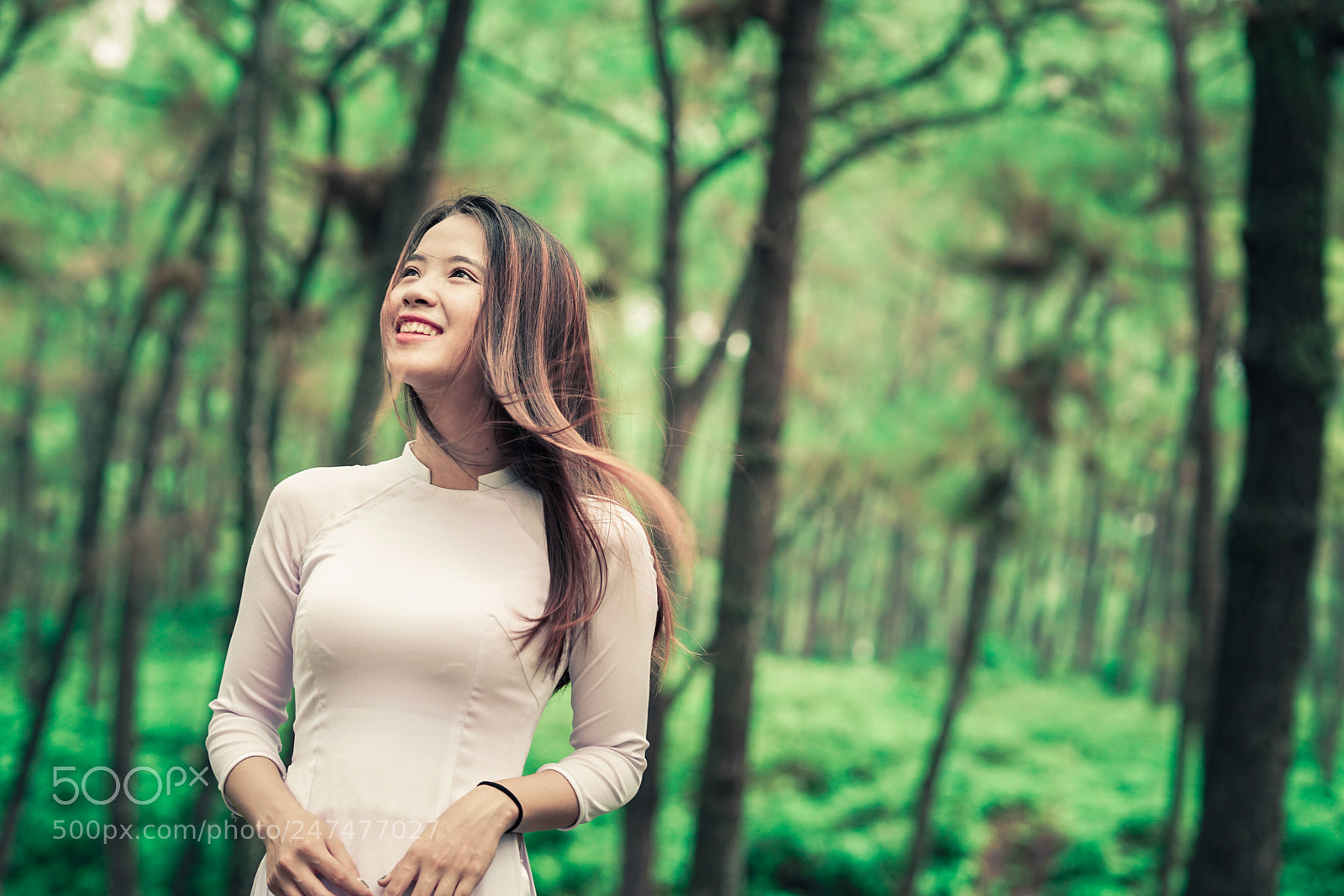 Sony a7 II sample photo. Vietnamese in ao dai photography