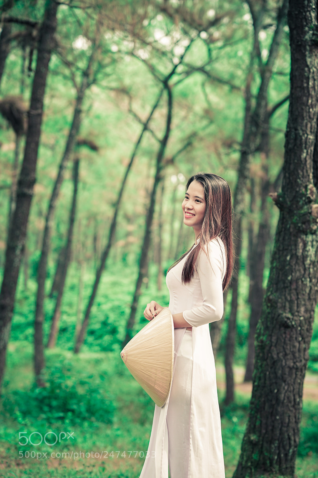 Sony a7 II sample photo. Vietnamese in ao dai photography