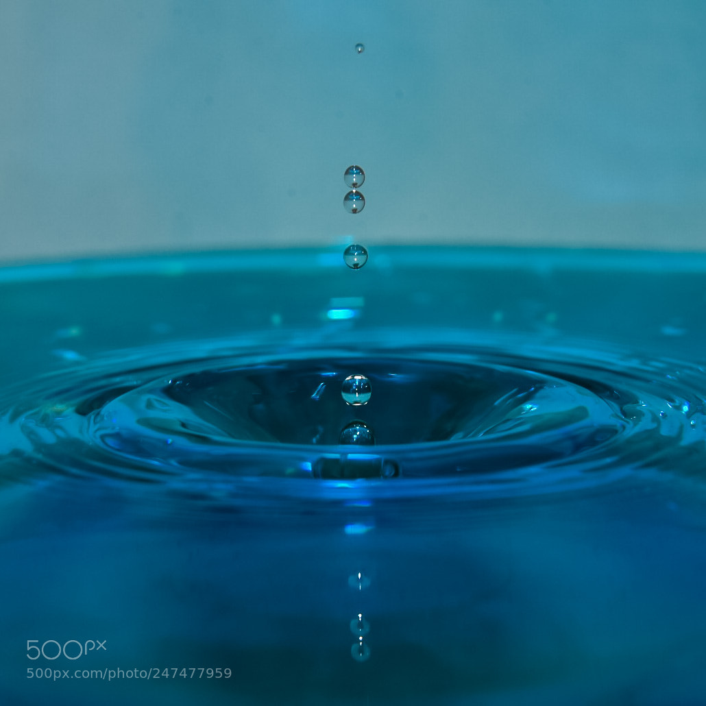 Nikon D7200 sample photo. Water drop photography