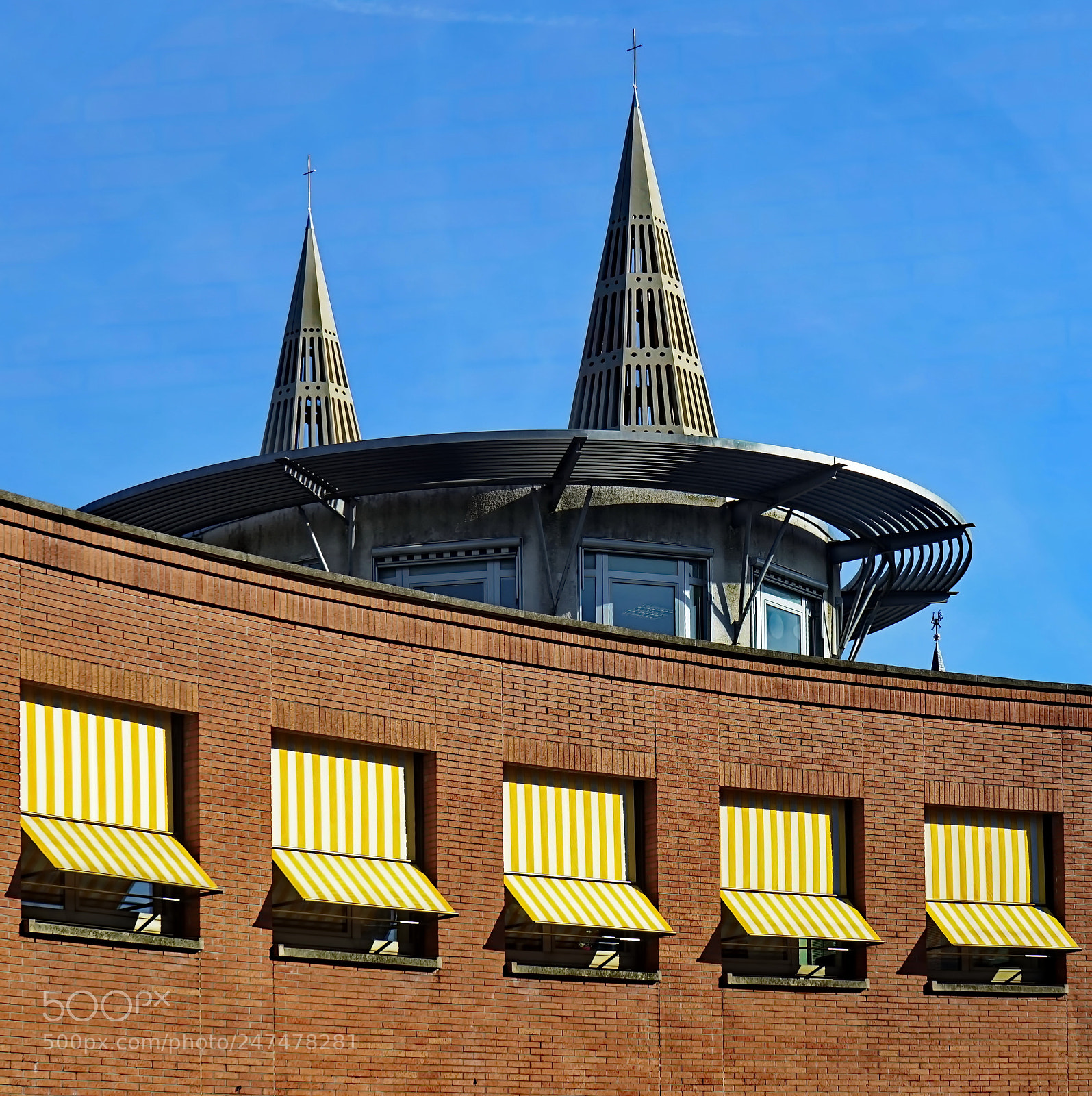 Sony a7 sample photo. 3 different buildings photography