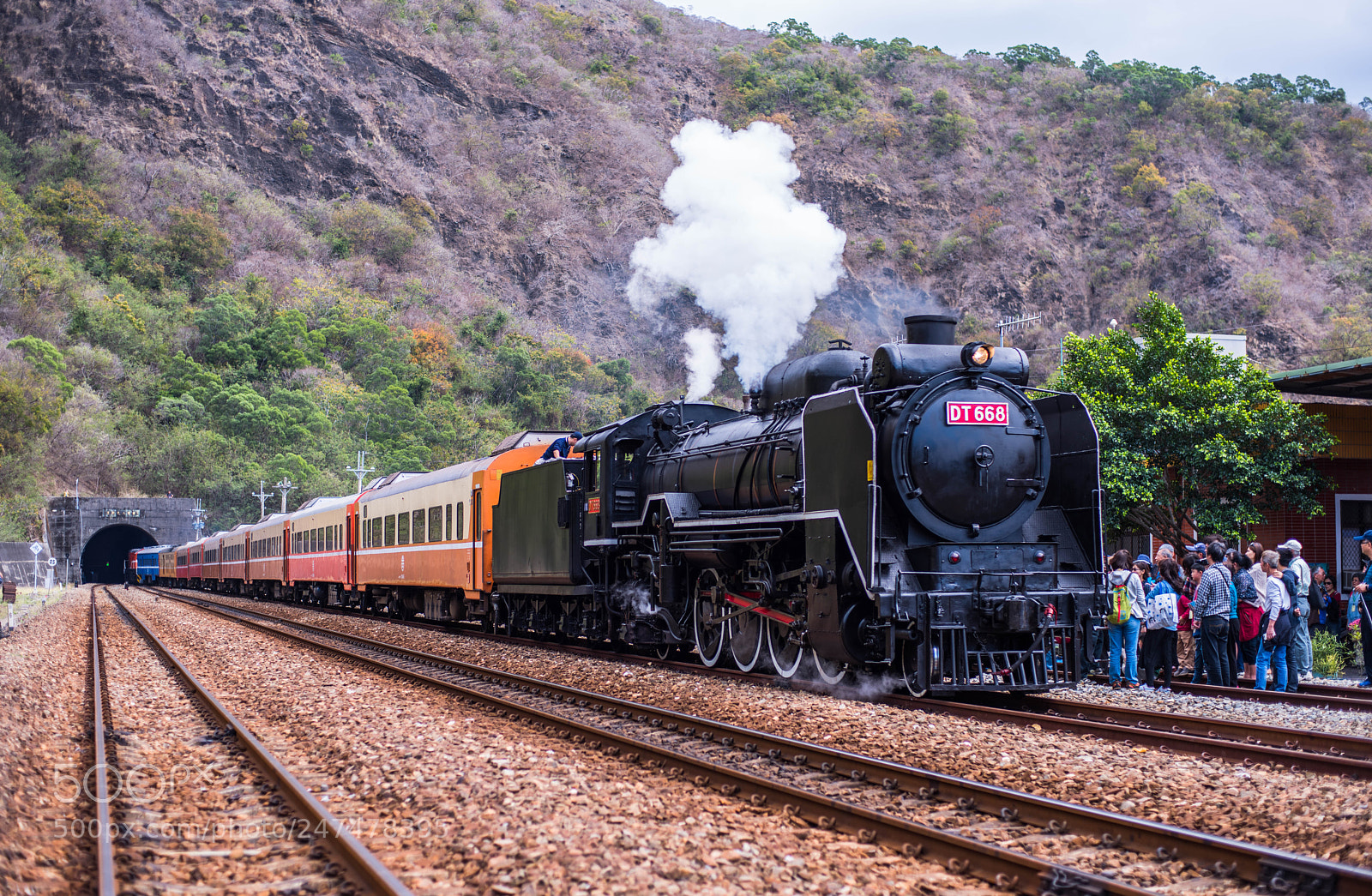 Nikon D810 sample photo. Steam train dt-668 photography
