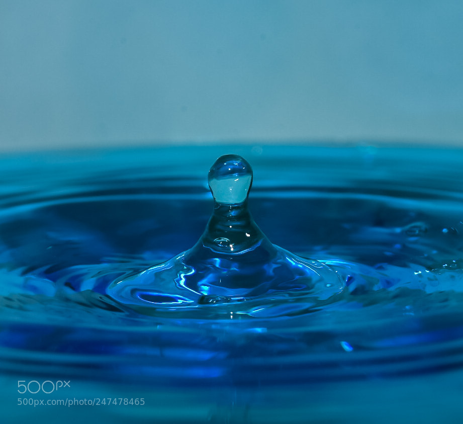 Nikon D7200 sample photo. Water drop photography