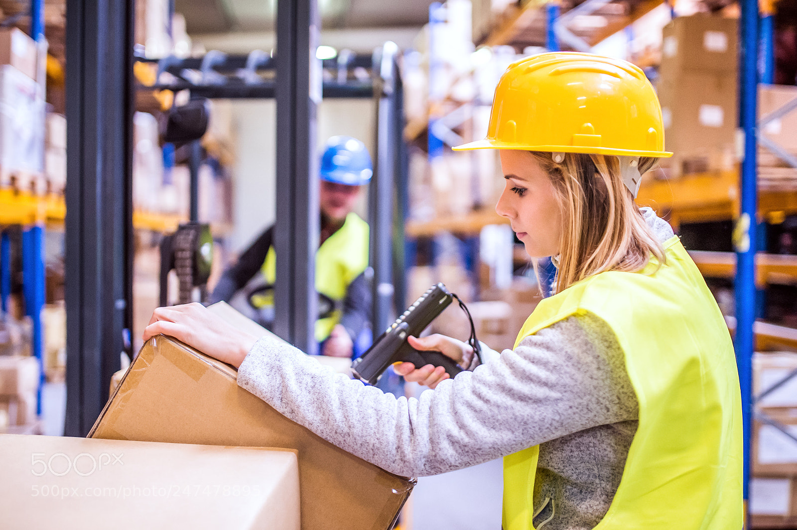 Nikon D4S sample photo. Warehouse woman worker with photography