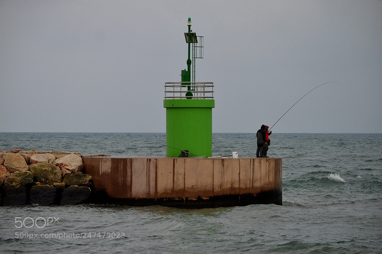 Nikon D3200 sample photo. Small green lighthouse photography