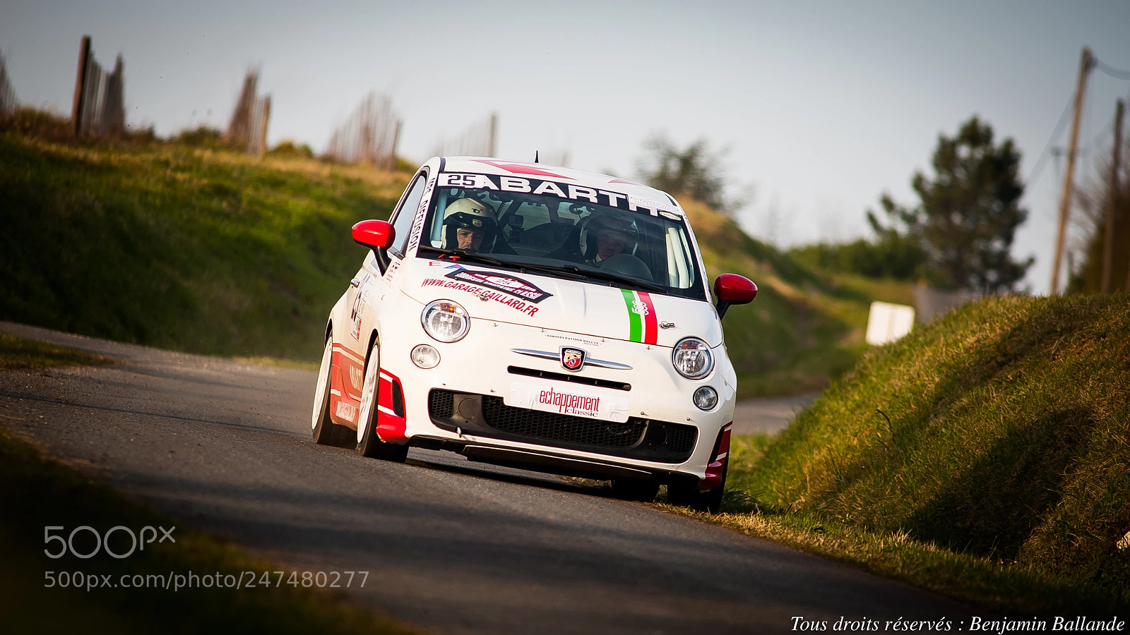 Nikon D700 sample photo. Fiat abarth rally bordeaux photography