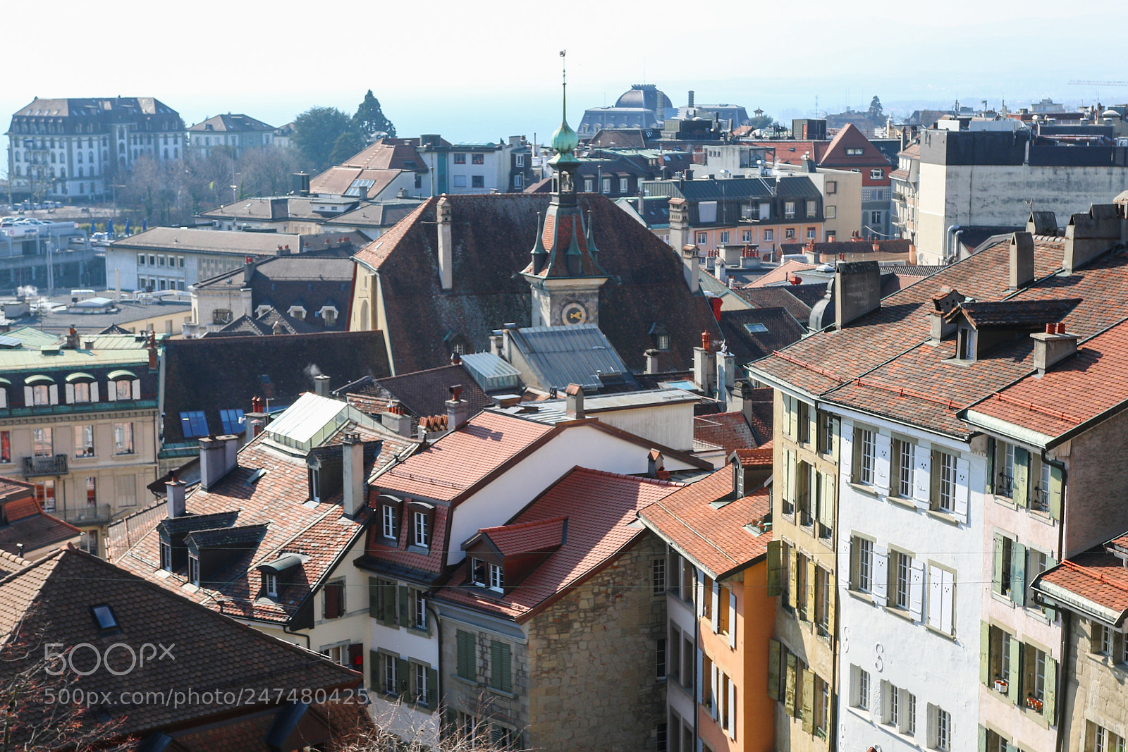Canon EOS 7D Mark II sample photo. Lausanne old town photography