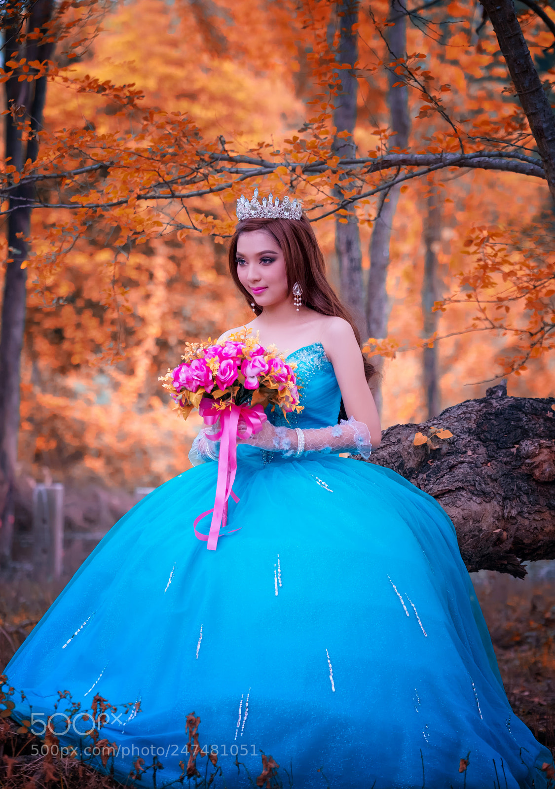 Fujifilm X-T2 sample photo. Beautiful asian woman flower photography