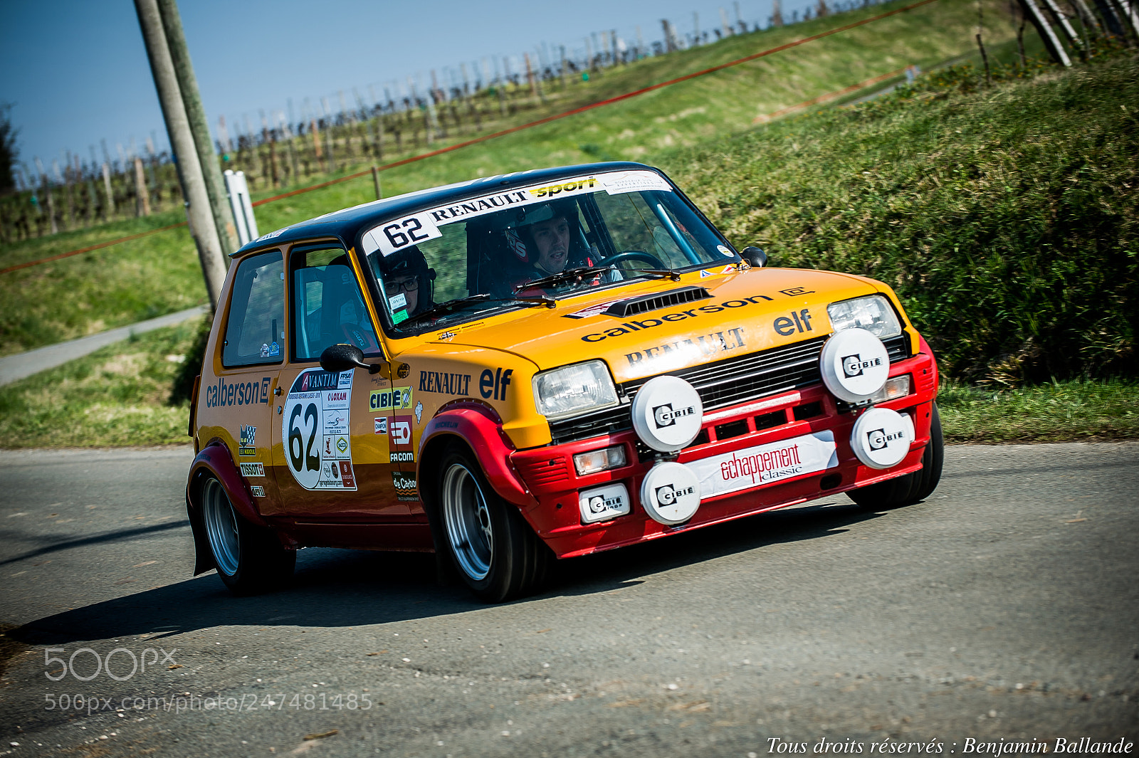 Nikon D4 sample photo. Renault r5 rally bordeaux photography