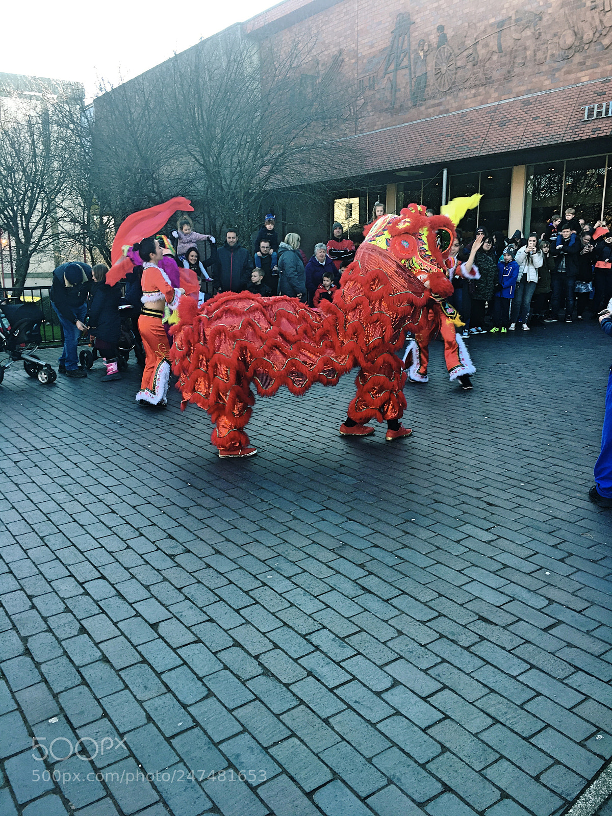 Apple iPhone 6s sample photo. Lion dance in stoke photography