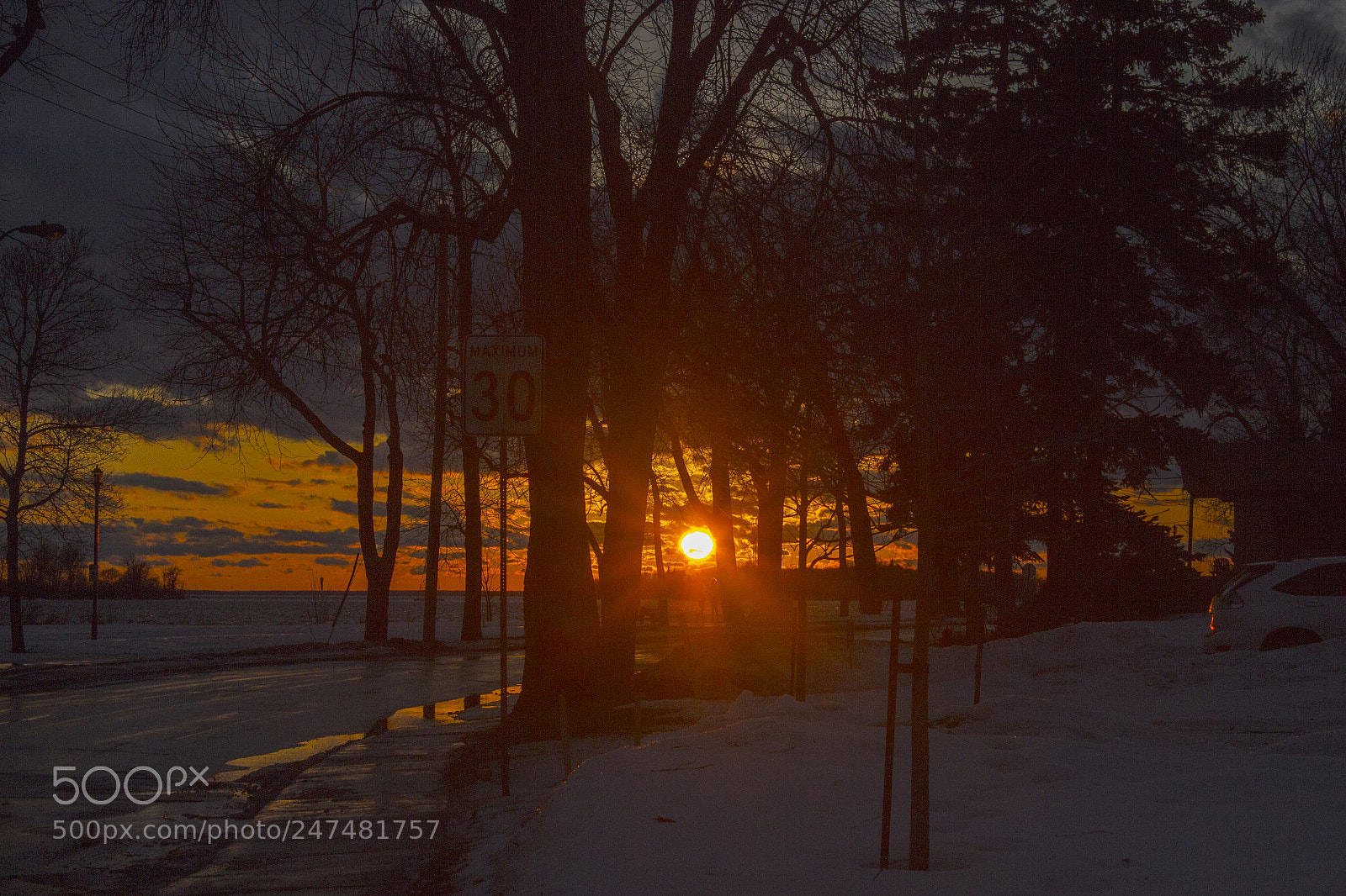 Canon EOS 600D (Rebel EOS T3i / EOS Kiss X5) sample photo. Sunset in february photography