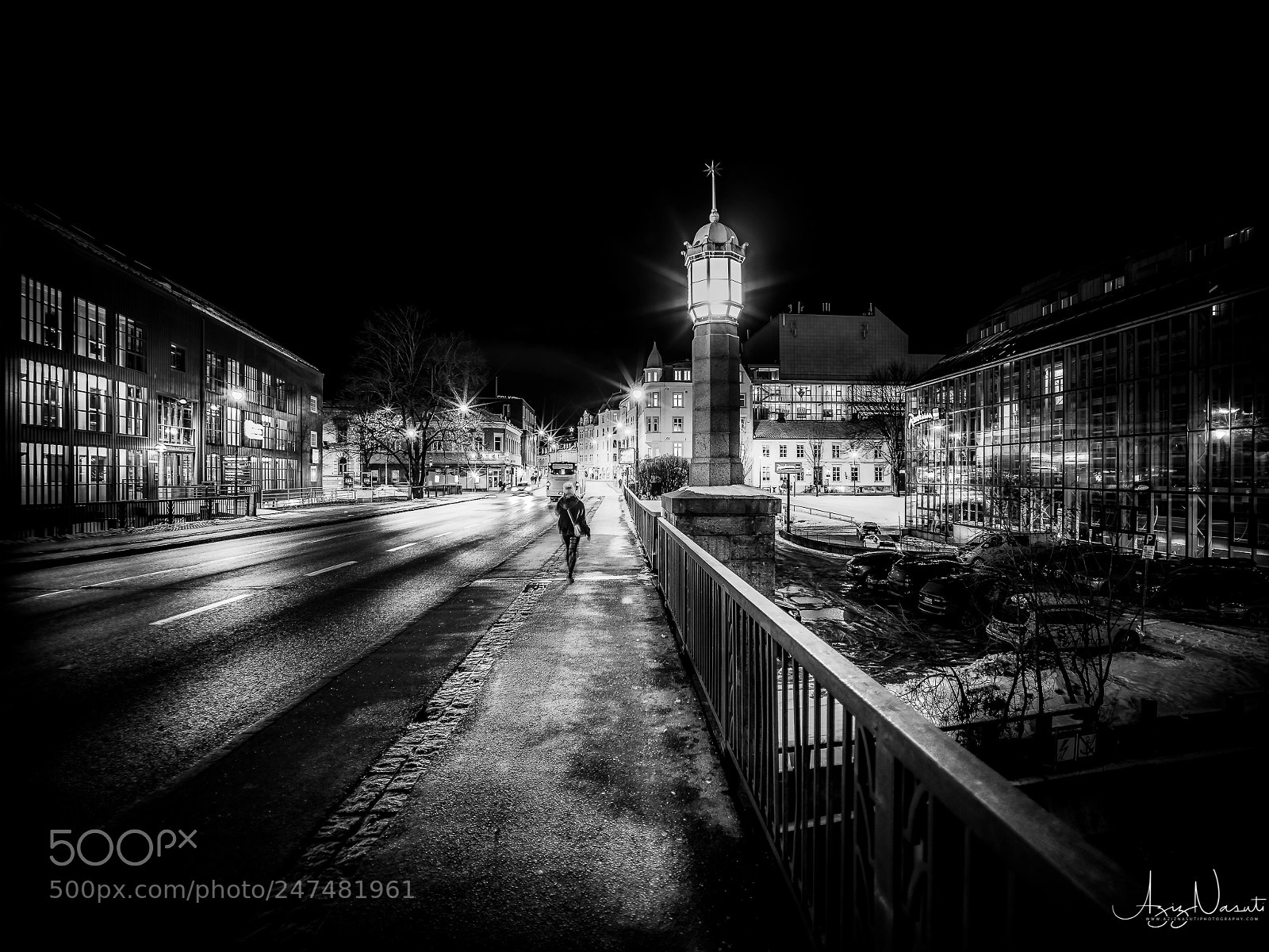 Fujifilm GFX 50S sample photo. Night over bakke bru photography