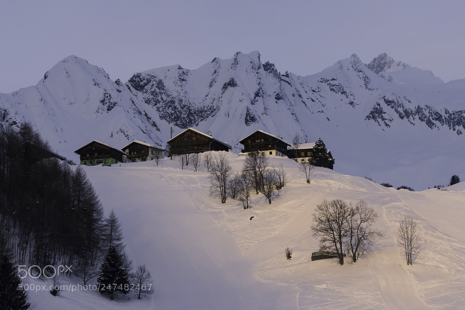 Sony Alpha DSLR-A850 sample photo. Winter morning in austria photography