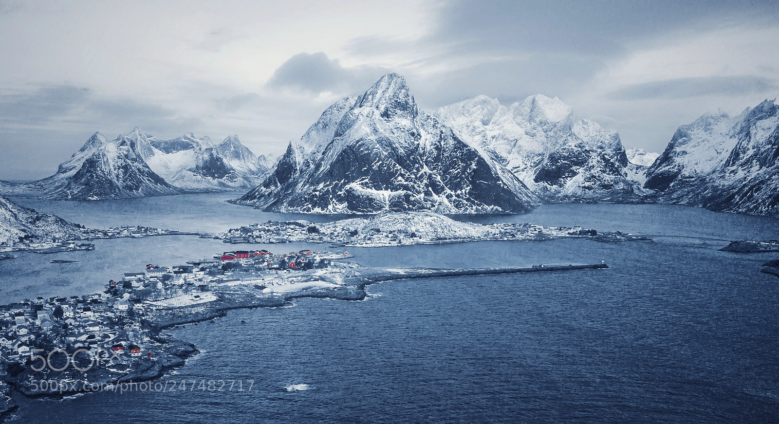 DJI FC220 sample photo. Lofoten islands photography