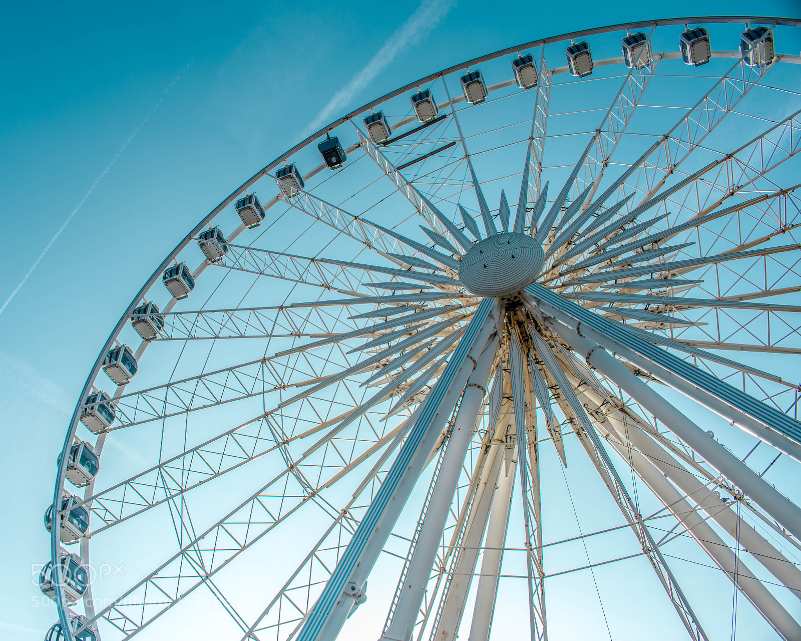 Nikon D3400 sample photo. Ferris wheel photography
