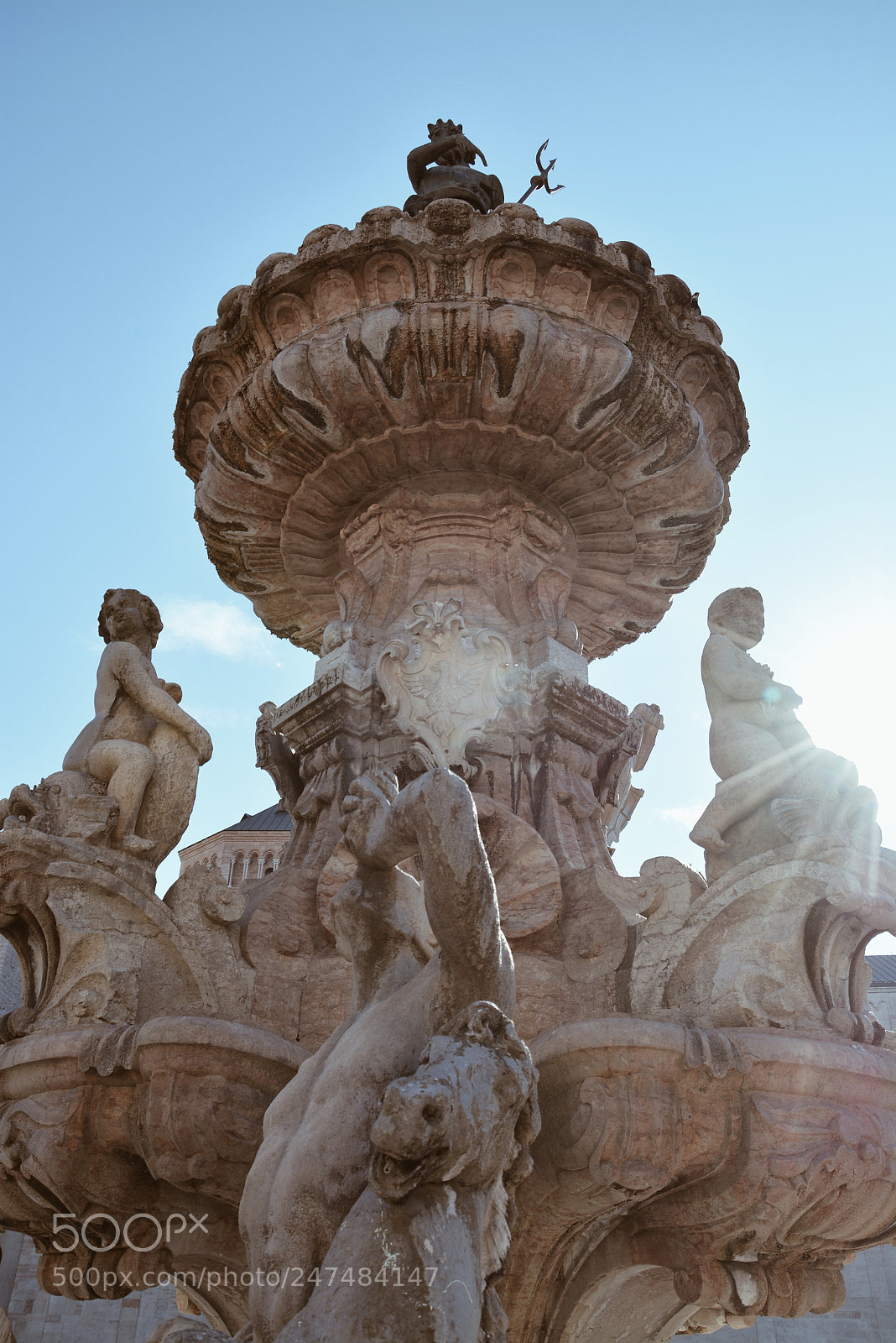 Nikon D5200 sample photo. Fountain in trento photography