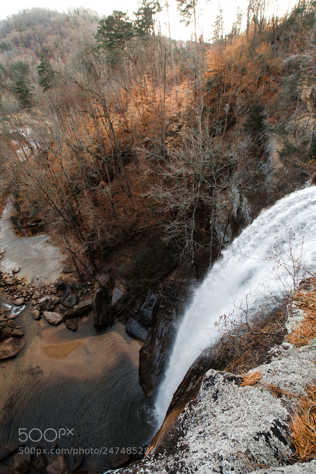 Canon EOS 60D sample photo. Toccoa falls from up photography