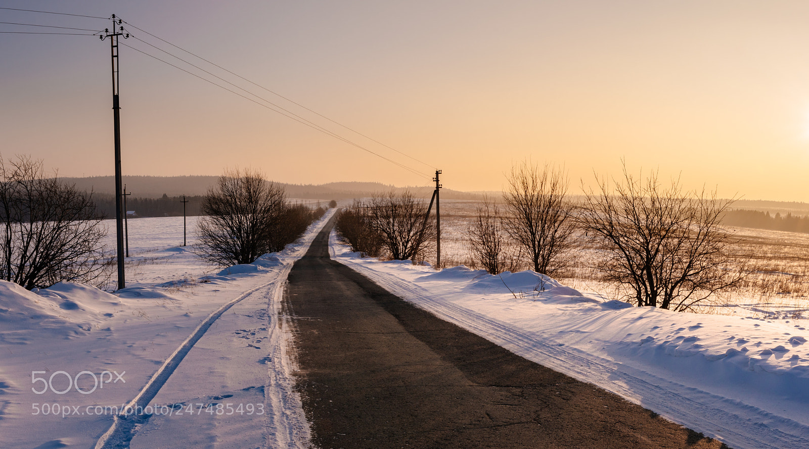 Nikon D5500 sample photo. Sunny road photography